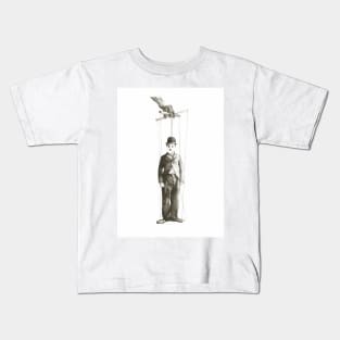 Charles Chaplin - God's marionette Kids T-Shirt